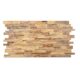 Panou decorativ, PVC, model piatra 3D, nuante bej-maro, 96x48.5cm