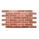 Panou decorativ, PVC, model caramida 3D, maro, 96x48.5 cm