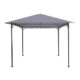 Pavilion pentru gradina/terasa, cadru metalic, gri, 3x3x2.55 m, Elena