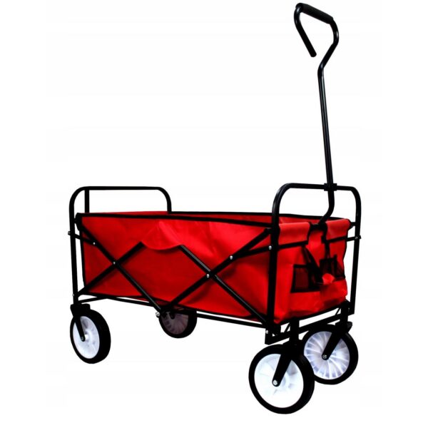 11769534_big.jpg Carucior gradina, pliabil, rosu, max. 30 kg, 90x54x64 cm - imagine 1