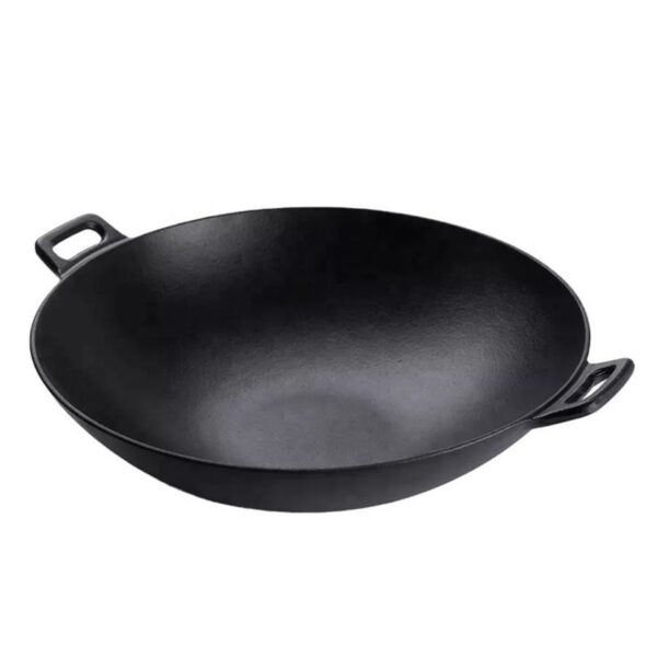 Vas de fonta tip Wok, 50x15.5 cm, Perfect Home - imagine 1