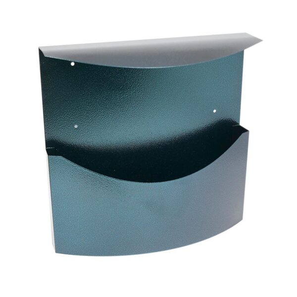 Cos/cutie publicitara, pentru ziare, cu acoperis, verde, format C4, 34x11.5x33 cm, Damech - imagine 1