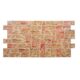 Panou decorativ, PVC, model piatra 3D, nuante maro rosiatic, 96x48.5 cm