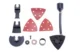 Unealta multifunctionala vibratii 300W - Worcraft - imagine 10