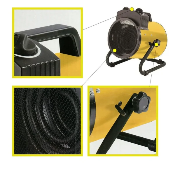 Incalzitor electric cu maner, 3000 W - imagine 5