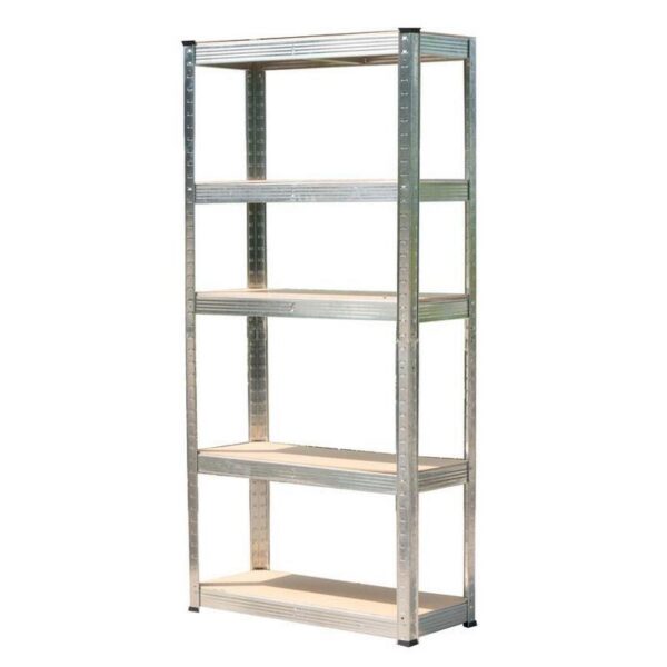 Raft depozitare, metalic, 5 polite, 175 kg, 90x40x180 cm - imagine 1