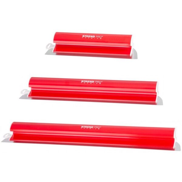 Set 3 gletiere profesionale, inox, 40, 60, 80 cm, Strend Pro - imagine 1