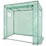 Sera de gradina, 2 ferestre, cadru metalic, 200x80x173/150 cm, Strend Pro