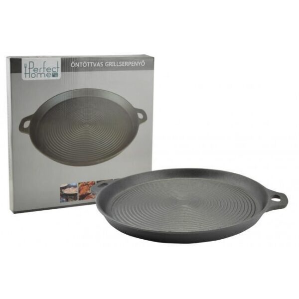 Placa gratar, fonta, rotunda, 34 cm, Perfect Home - imagine 2