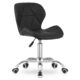 Scaun de birou, Artool, Avola, rotativ, piele ecologica, negru, 47.5x55.5x84.5 cm