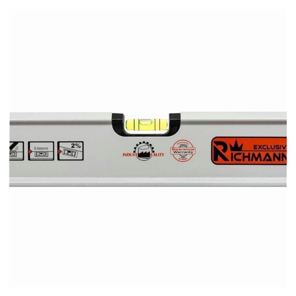 Nivela (boloboc), aluminiu, 2 bule, 120 cm, Richmann Exclusive - imagine 2