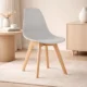 Scaun bucatarie/living, Artool, Kito, PP, lemn, gri, 46x54.5x80 cm - imagine 8