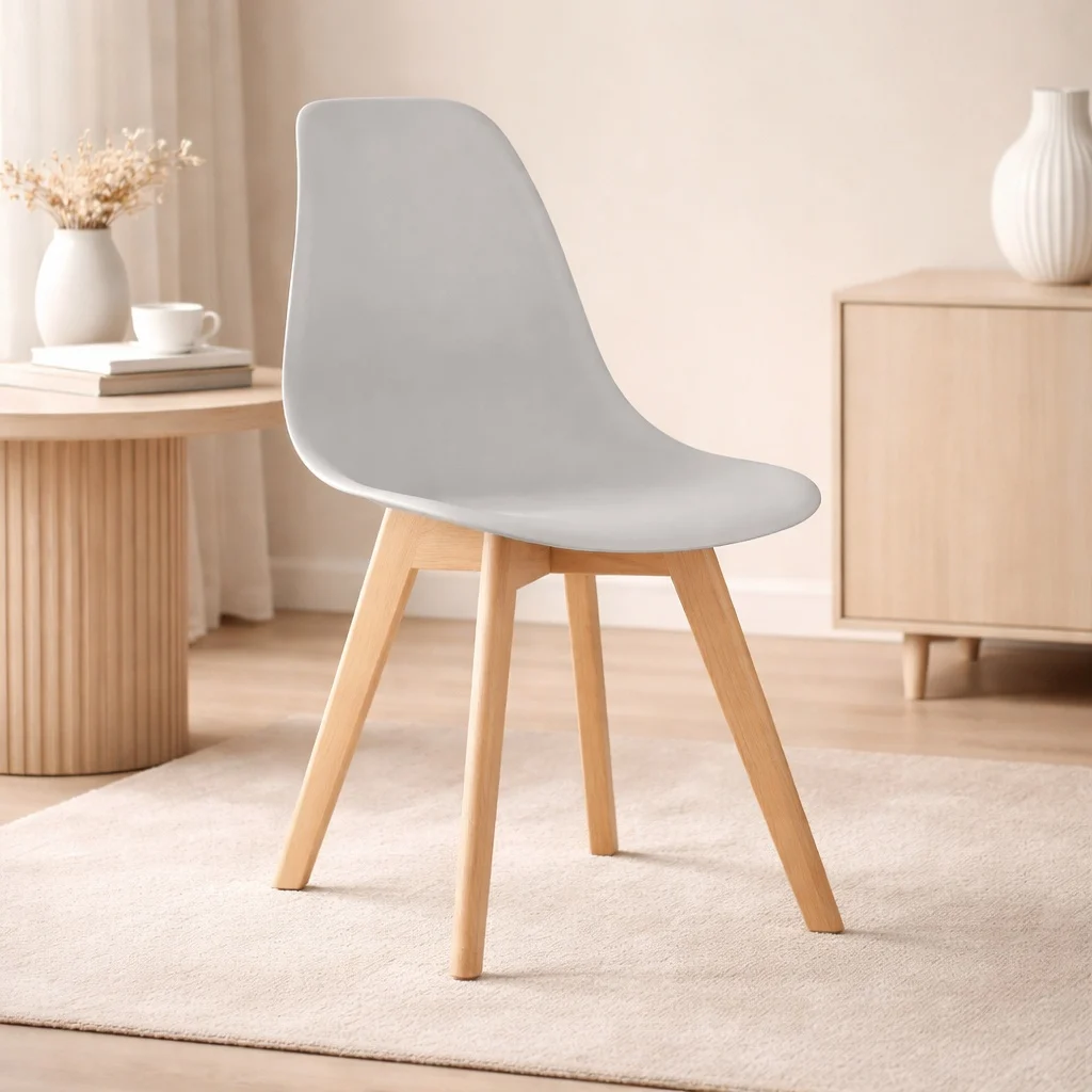 Scaun bucatarie/living, Artool, Kito, PP, lemn, gri, 46x54.5x80 cm 1 Scaun bucatarie/living, Artool, Kito, PP, lemn, gri, 46x54.5x80 cm