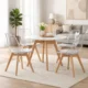 Scaun bucatarie/living, Artool, Mark, PP, lemn, transparent, 49x42x82.5 cm - imagine 8