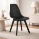 Scaun bucatarie/living, Artool, Kito, PP, lemn, negru, 46x54.5x80 cm - imagine 9
