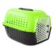 Cusca/geanta pentru transport caine/pisica, Verk Group, plastic, verde si nergu, 48x32x30 cm