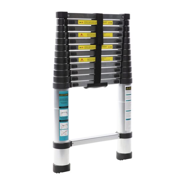 12149270_big.jpg Scara aluminiu telescopica, Detoolz, 13 trepte, 1 tronson, max 150 kg, 0.8-3.8 m - imagine 1