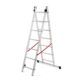 Scara aluminiu, Master, 2 tronsoane, 7 trepte, max 150 kg, 2-3.14 m