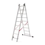 Scara aluminiu, Master, 2 tronsoane, 9 trepte, max 150 kg, 2.58-4.27 m