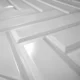 Panou decorativ, PVC, model zig-zag 3D, alb, 96x48.5cm - imagine 7
