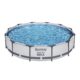 Piscina structura metalica, rotunda, cu filtru, pompa, gri, 366x76 cm, Bestway Steel Pro - imagine 6
