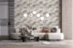 Panou decorativ, PVC, model textil 3D, nuante gri pastel, 96x48.5cm - imagine 7