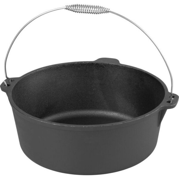 Oala de fonta cu maner din inox, 7.22 L, 30x13 cm, MagicHome - imagine 1