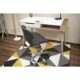 Scaun de birou, Artool, Avola, rotativ, piele ecologica, gri, 47.5x55.5x84.5 cm - imagine 3