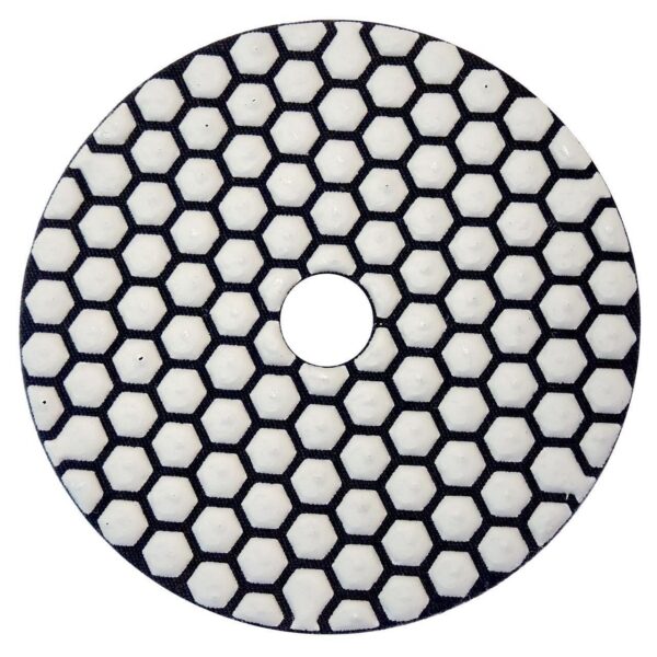 Discheta diamantata pentru lustruit/slefuit, mediu uscat, granulatie 100, 125 mm, Germa Flex - imagine 1
