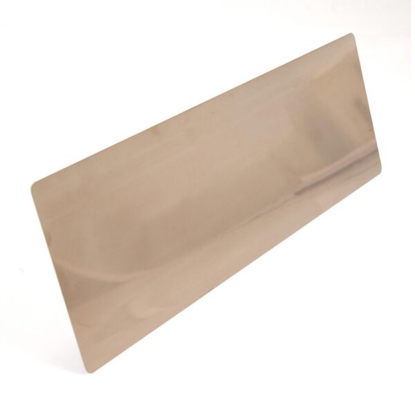 Gletiera inox, intarita, Olejnik, SuperFlex, maner piele naturala, 0.3 mm, 305x100 mm - imagine 4