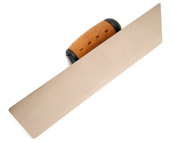 Gletiera inox, intarita, Olejnik, SuperFlex, 0.3 mm, maner pluta, 305x130 mm - imagine 7