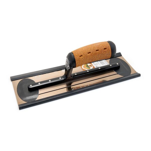 Gletiera inox, intarita, Olejnik, SuperFlex, 0.3 mm, maner pluta, 305x130 mm - imagine 3