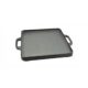 Placa gratar, fonta, patrata, 2 fete, 42x42 cm, Perfect Home - imagine 2