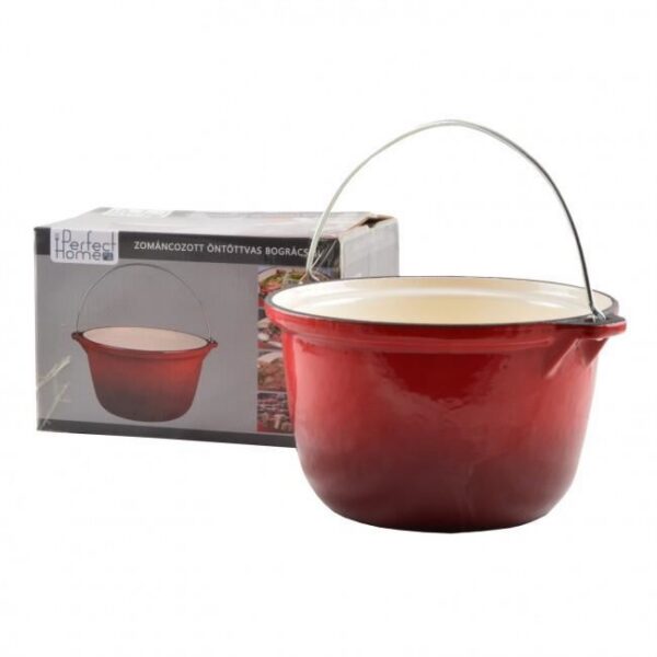 Ceaun, tuci, fonta, emailat, 3 L, Perfect Home  - imagine 3