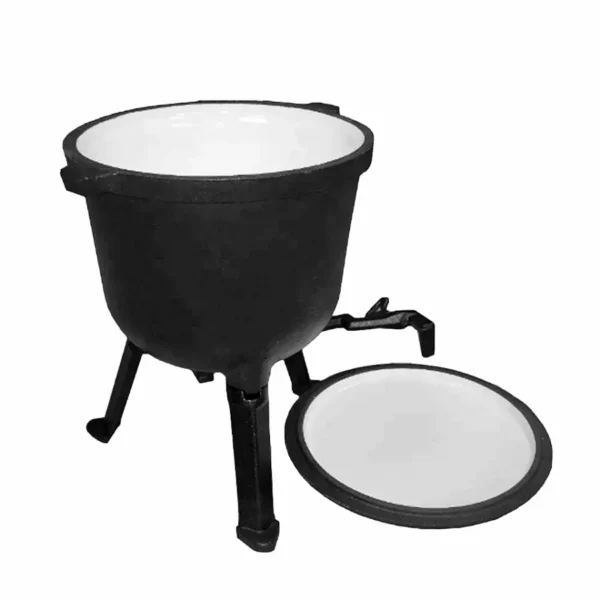 Ceaun fonta emailata, tip cazan, sub presiune, 7 L, Perfect Home - imagine 6
