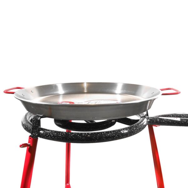 Set pentru gatit paella, tigaie, arzator, stand, roti, Perfect Home - imagine 6