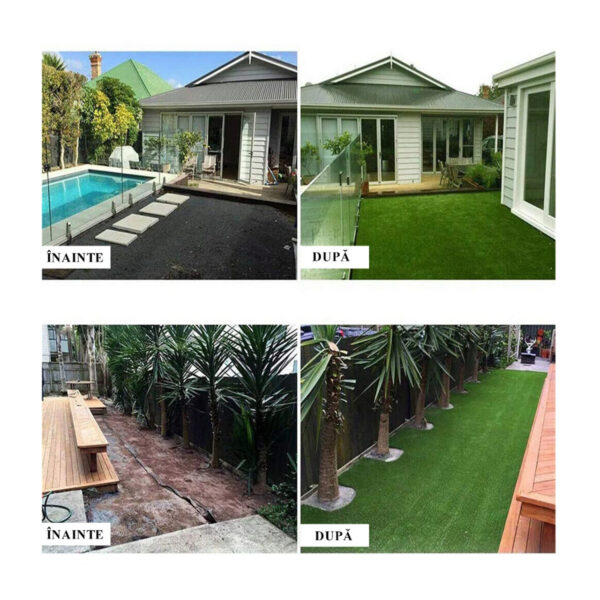 Gazon/Iarba artificiala, verde, inaltime fir 20 mm, 5x2 m - imagine 5
