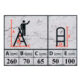 Scara, 3 trepte, portocaliu, max 150 kg, 0.48x0.78x1.05 m - imagine 3