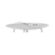 Disc pentru gratar, metalic, cu arzator, picioare, 49x77 cm, Perfect Home - imagine 2