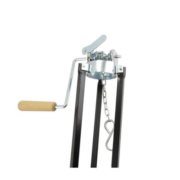 Trepied ceaun, extensibil, inaltime reglabila, cu maner, 100/180 cm, Perfect Home  - imagine 3