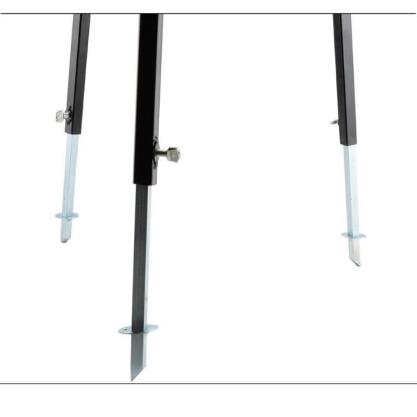 Trepied ceaun, extensibil, inaltime reglabila, cu maner, 100/180 cm, Perfect Home  - imagine 2