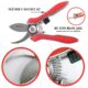 Foarfeca taiat flori, tip bypass, profesionala, 15 cm - imagine 2