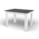 Masa pentru sufragerie/living + 4 scaune Imola, Artool, lemn, alb si negru, 120x80x75 cm - imagine 11
