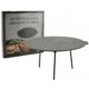 Disc pentru gratar, fonta, cu picioare, 45x23 cm, Perfect Home - imagine 3