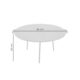 Disc pentru gratar, fonta, cu picioare, 45x23 cm, Perfect Home - imagine 4