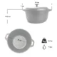 Oala de fonta cu capac, 7 L, Perfect Home - imagine 6