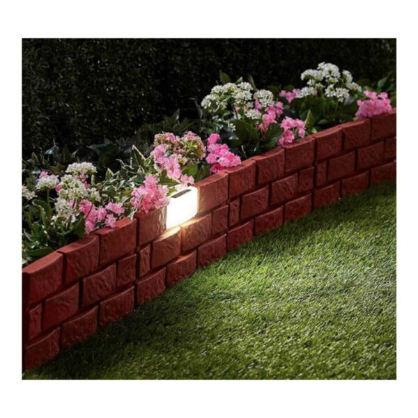 Gard de gradina decorativ, cu iluminare solara, set 4 buc, 42x29 cm - imagine 6