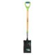 Harlet, cazma, drept, cu coada lemn, zimtat, 17.5x28 cm, 115 cm, Verto - imagine 4