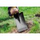 Harlet, cazma, drept, cu coada lemn, zimtat, 17.5x28 cm, 115 cm, Verto - imagine 2