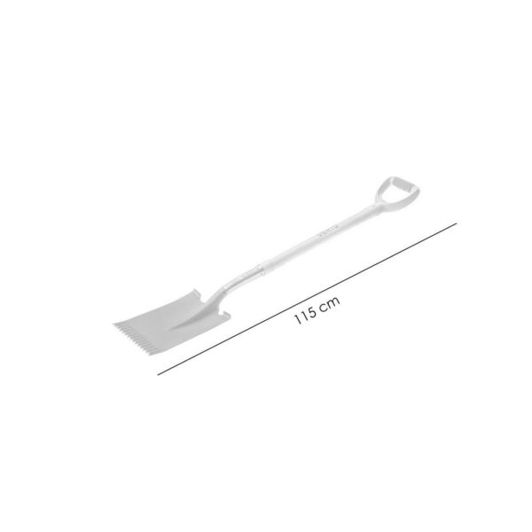 Harlet, cazma, drept, cu coada lemn, zimtat, 17.5x28 cm, 115 cm, Verto - imagine 3